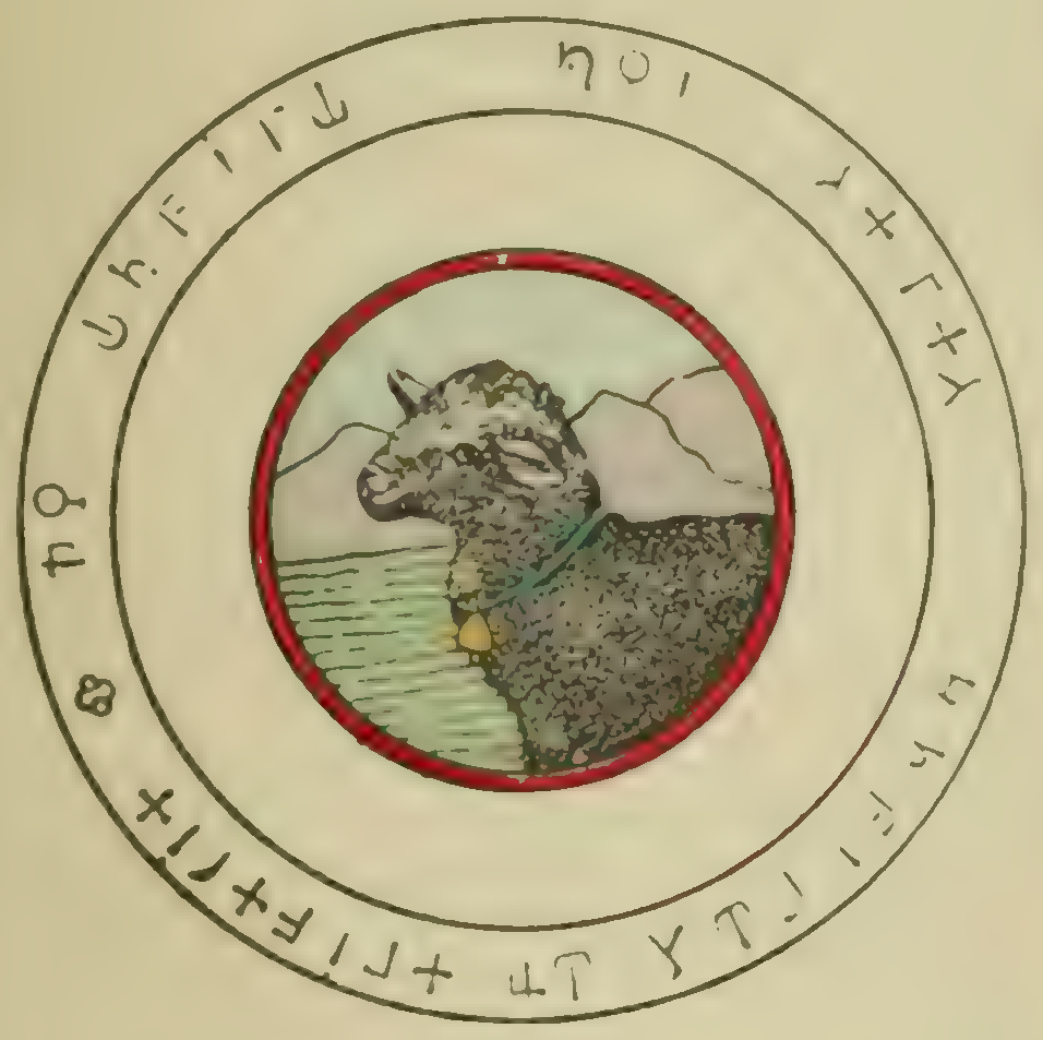 L’Agneau — pantacle de l’abbé Julio, gravure de 1908