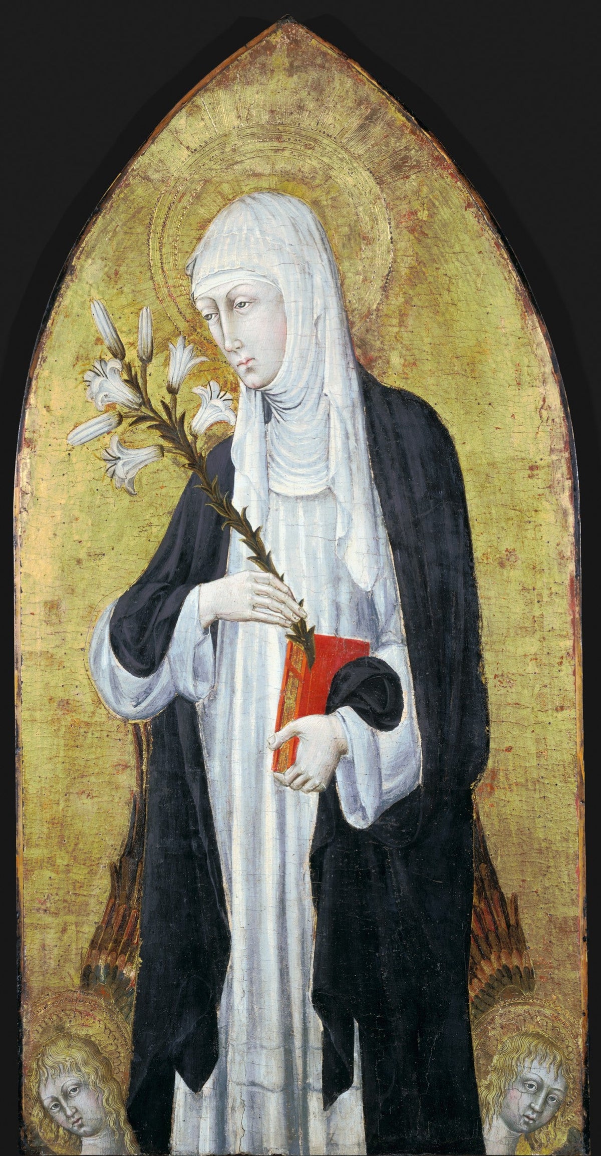 Représentation ancienne de sainte Catherine de Sienne par Giovanni di Paolo