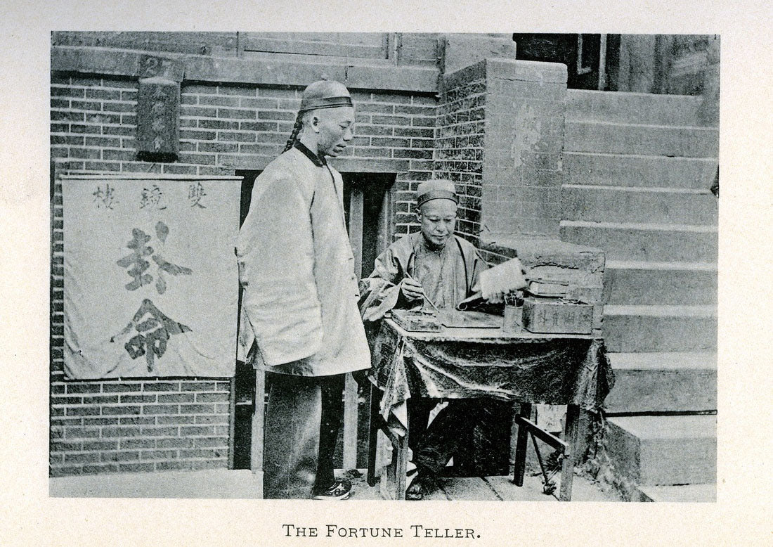 Divination traditionnelle : diseur de bonne aventure chinois à San Francisco, photographie de 1892 — Aeternum, blog & boutique ésotérique