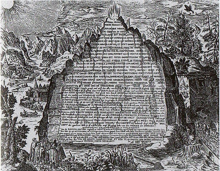 Table d’Émeraude en alchimie : Tabula Smaragdina de Heinrich Khunrath, 1606 — Aeternum, blog & boutique ésotérique