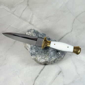 Athamé blanc avec fourreau - Aeternum - Athamé blanc avec fourreau - # boutique ésoterisme# - #wicca#