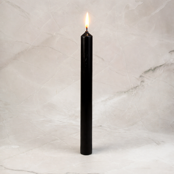 Cierge teinté masse noir