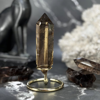 Double pointe Quartz Fumé - P9 (extra)