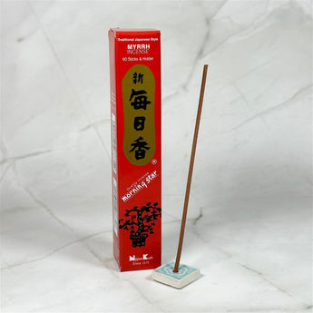 Encens japonais Morning Star Myrrhe - Aeternum - a coca cola can sitting on top of a table - # boutique ésoterisme# - #wicca#