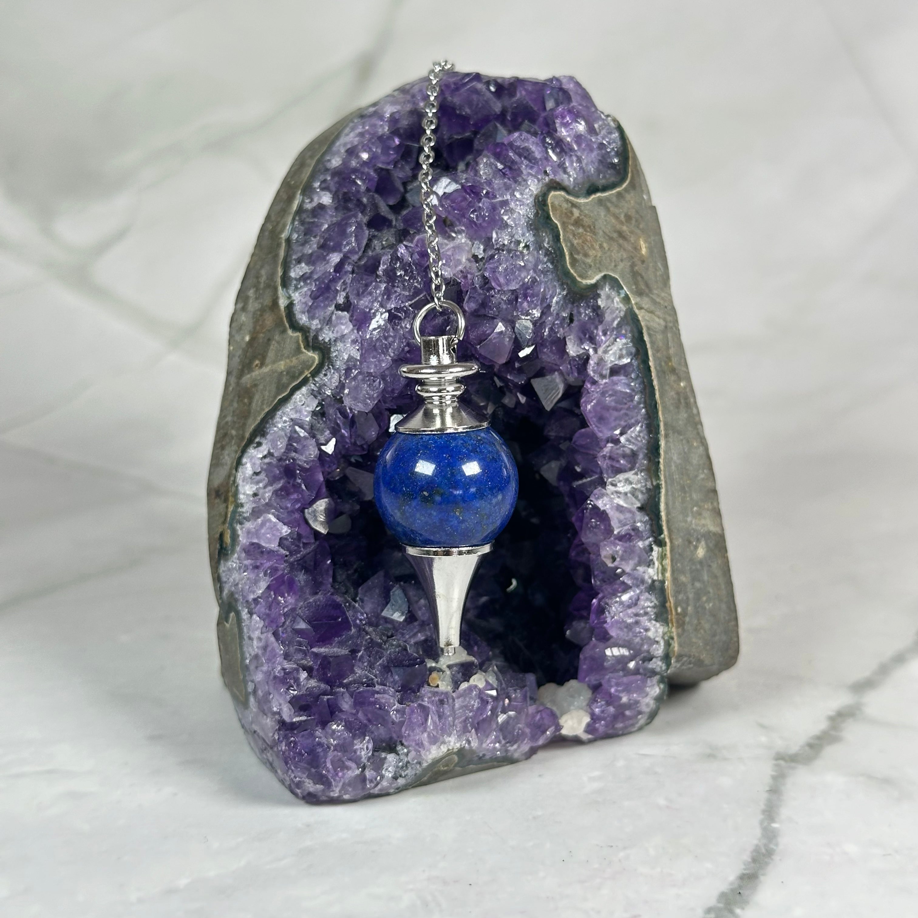 Pendule sphérique en Lapis-lazuli