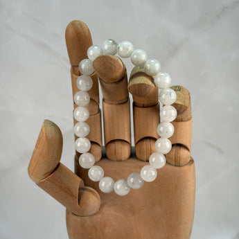 Bracelet Labradorite Blanche (8mm)