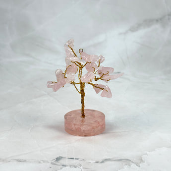 Arbre de vie Quartz Rose
