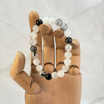 Bracelet Quartz Tourmaline (8mm)