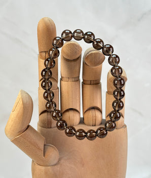Bracelet Quartz Fumé (8mm)