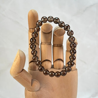 Bracelet Quartz Fumé (8mm)