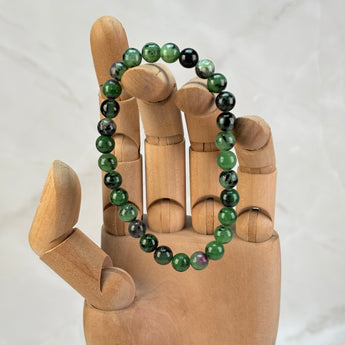 Bracelet Rubis Zoïsite (6mm)