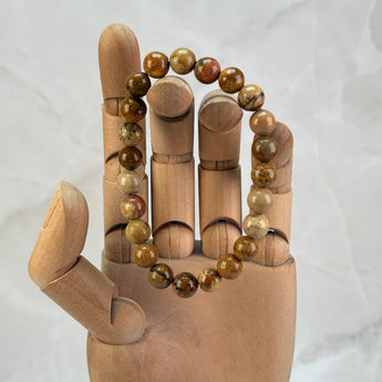 Bracelet Jaspe Paysage (8mm)