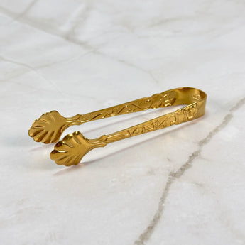 Pince à charbon ardent Art Nouveau