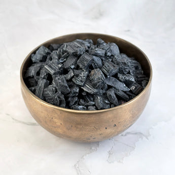 Éclats bruts de Tourmaline Noire