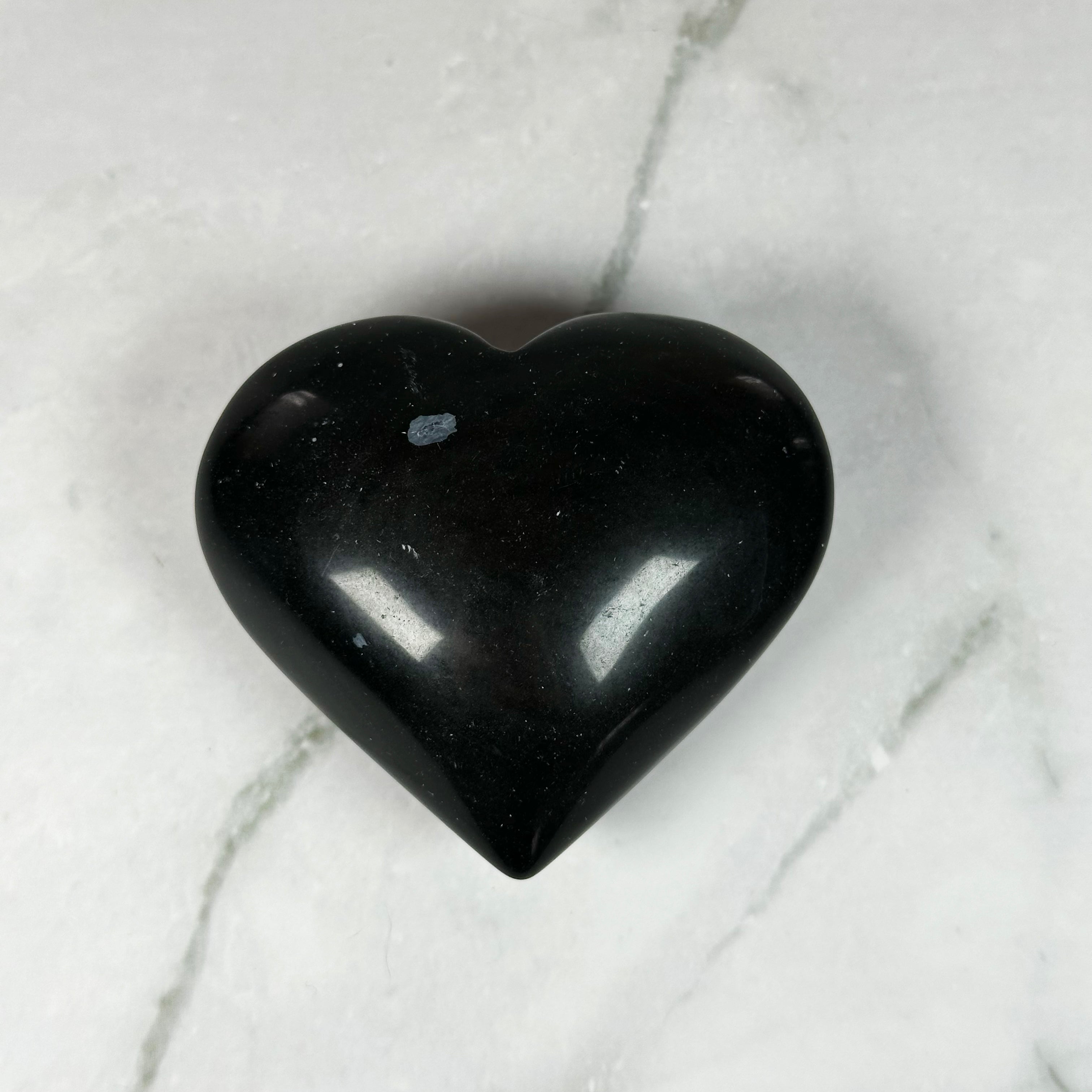 Cœur Obsidienne Flocon de Neige - P2