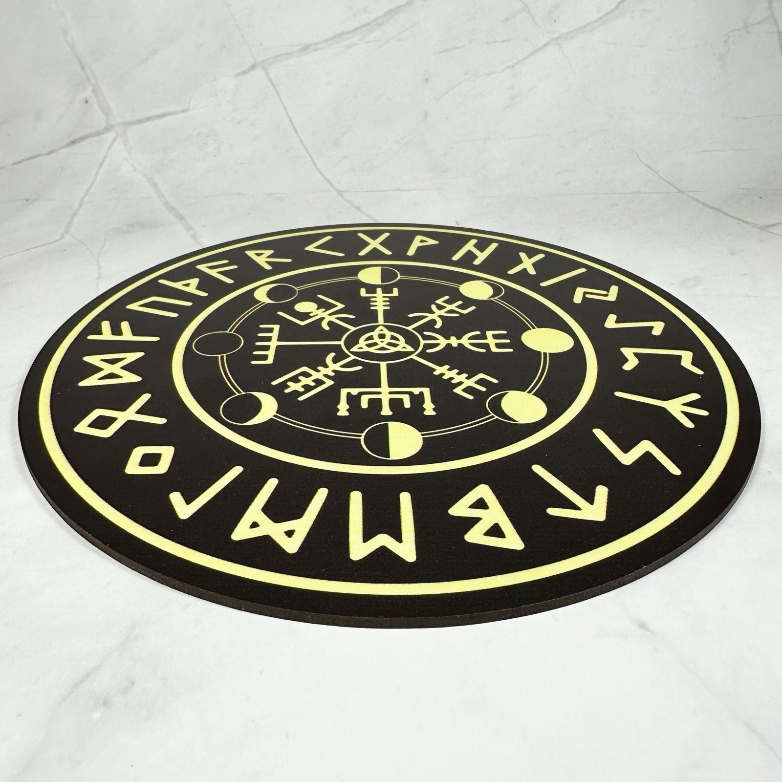 Gobelet Rituel Wicca Laiton Plaqué Or - Accessoire Sorcellerie, Lune Et Divination