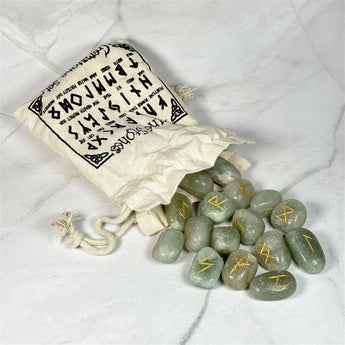 Runes en Aventurine Verte et pochette - Aeternum - Runes en Aventurine Verte et pochette - Aeternum - Runes en Aventurine Verte et pochette - Aeternum - #original_alt_text# - #esoterisme# - #wicca# - #esoterisme# - #wicca# - # boutique ésoterisme# - #wicca#