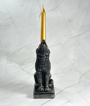 Statue / bougeoir Loup - Aeternum - Statue / bougeoir Loup - Aeternum - Statue / bougeoir Loup - Aeternum -