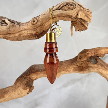 Pendule Solstice en If vernis - P2