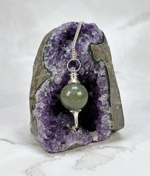 Pendule séphoroton en Aventurine Verte