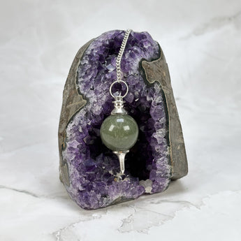 Pendule séphoroton en Aventurine Verte