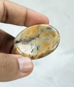 Crazy Lace Agate Worry Stone