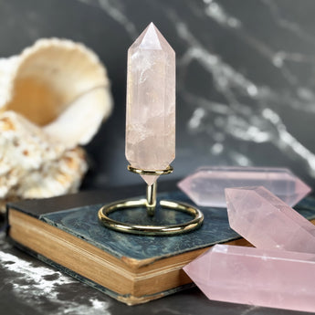 Double pointe Quartz Rose - P12 (extra)