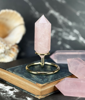 Double pointe Quartz Rose - P11 (extra)