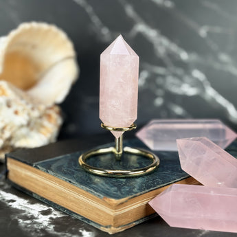 Double pointe Quartz Rose - P11 (extra)