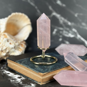 Double pointe Quartz Rose - P2 (extra)