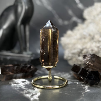 Double pointe Quartz Fumé - P2 (extra)