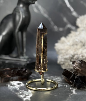 Double pointe Quartz Fumé - P3 (extra)