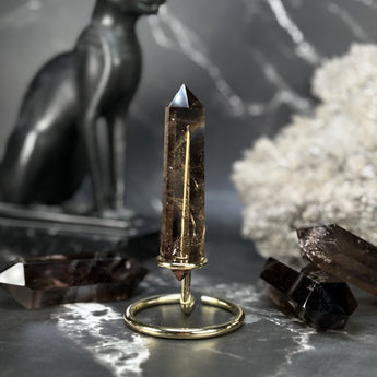 Double pointe Quartz Fumé - P3 (extra)