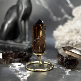 Double pointe Quartz Fumé - P7 (extra)