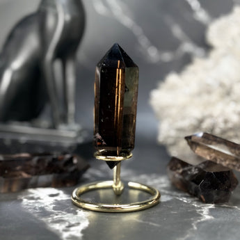 Double pointe Quartz Fumé - P10 (extra)