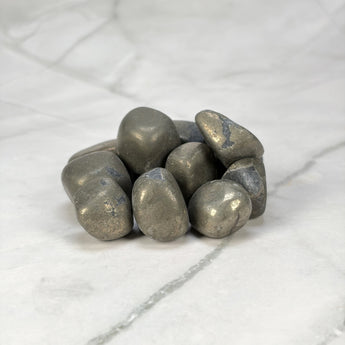 Pierre roulée de Pyrite