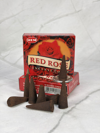 Encens en cônes Rose Rouge
