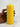 Bougie pilier teintée masse jaune