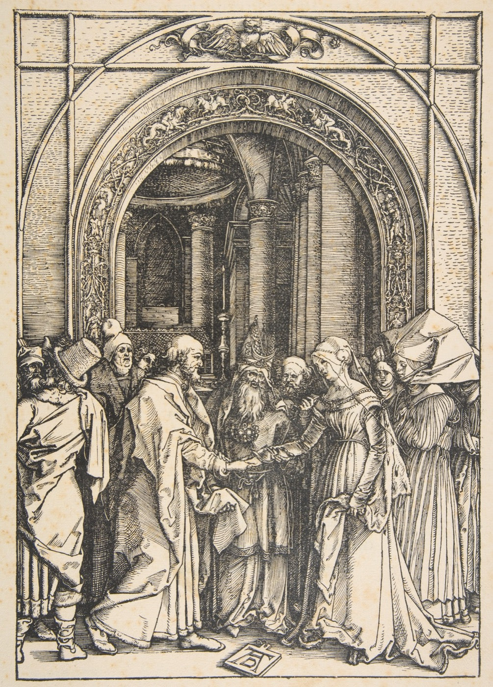 The Betrothal of the Virgin, from "The Life of the Virgin"