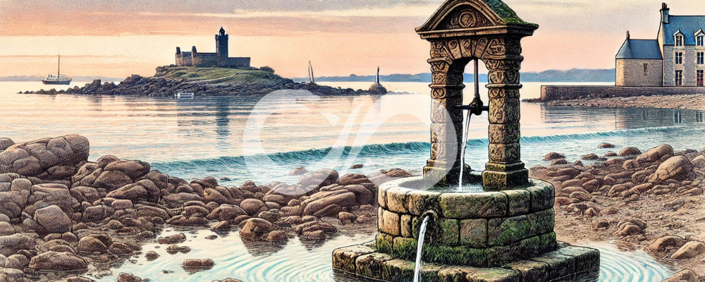 La fontaine de Saint-Guirec