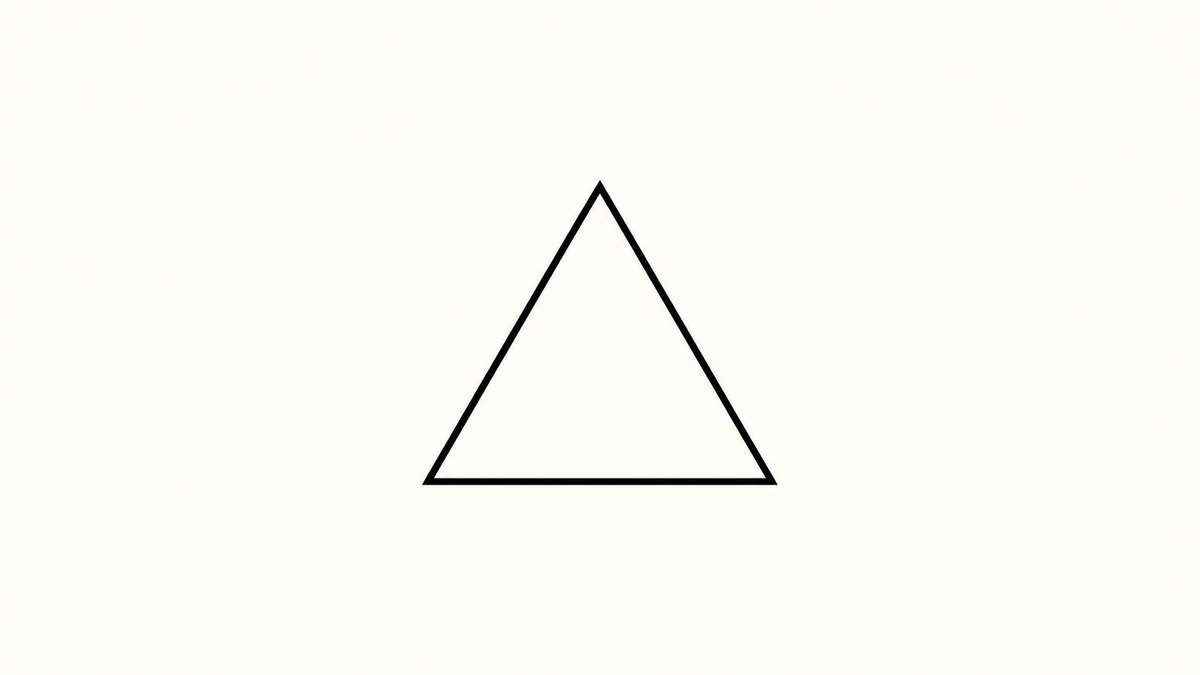 Que signifie le triangle équilatéral en géométrie sacrée ?