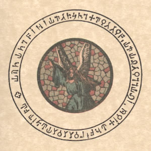 L’Ange gardien — pantacle de l’abbé Julio, reproduction historique
