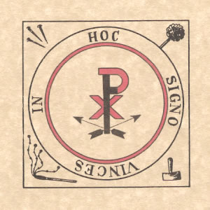 Le Monogramme du Christ — pantacle de l’abbé Julio, reproduction historique