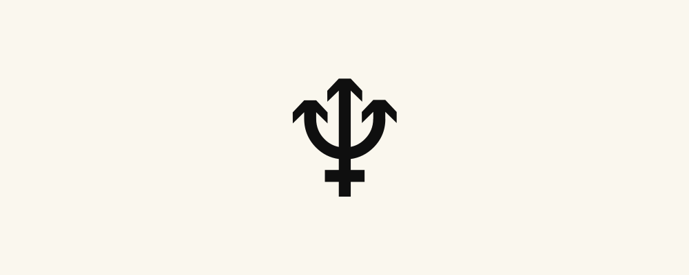 Symbole astrologique de Neptune