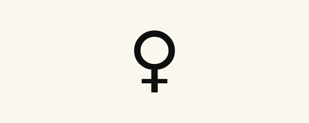 Symbole astrologique de Vénus