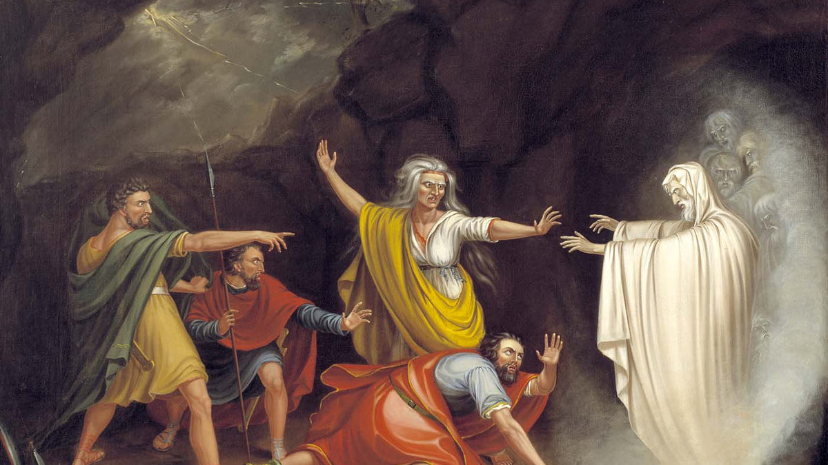 Saül et la sorcière d’Endor, peinture de William Sidney Mount (1828) – vêtements et représentation du monde invisible