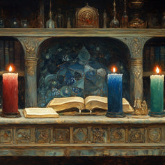 Bougies ritualisées