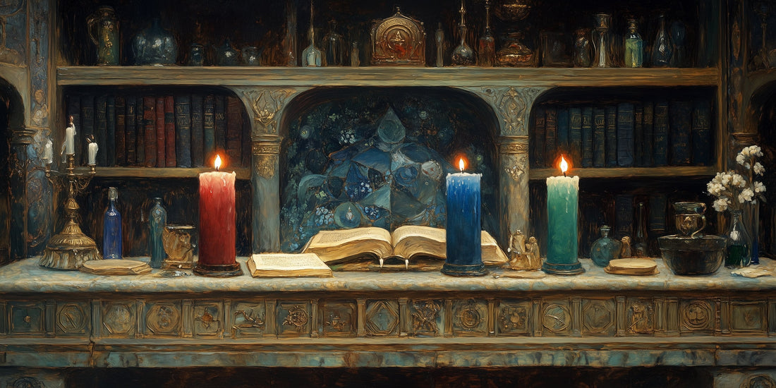 Bougies ritualisées