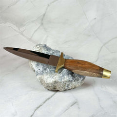 Athamé à manche en bois avec fourreau