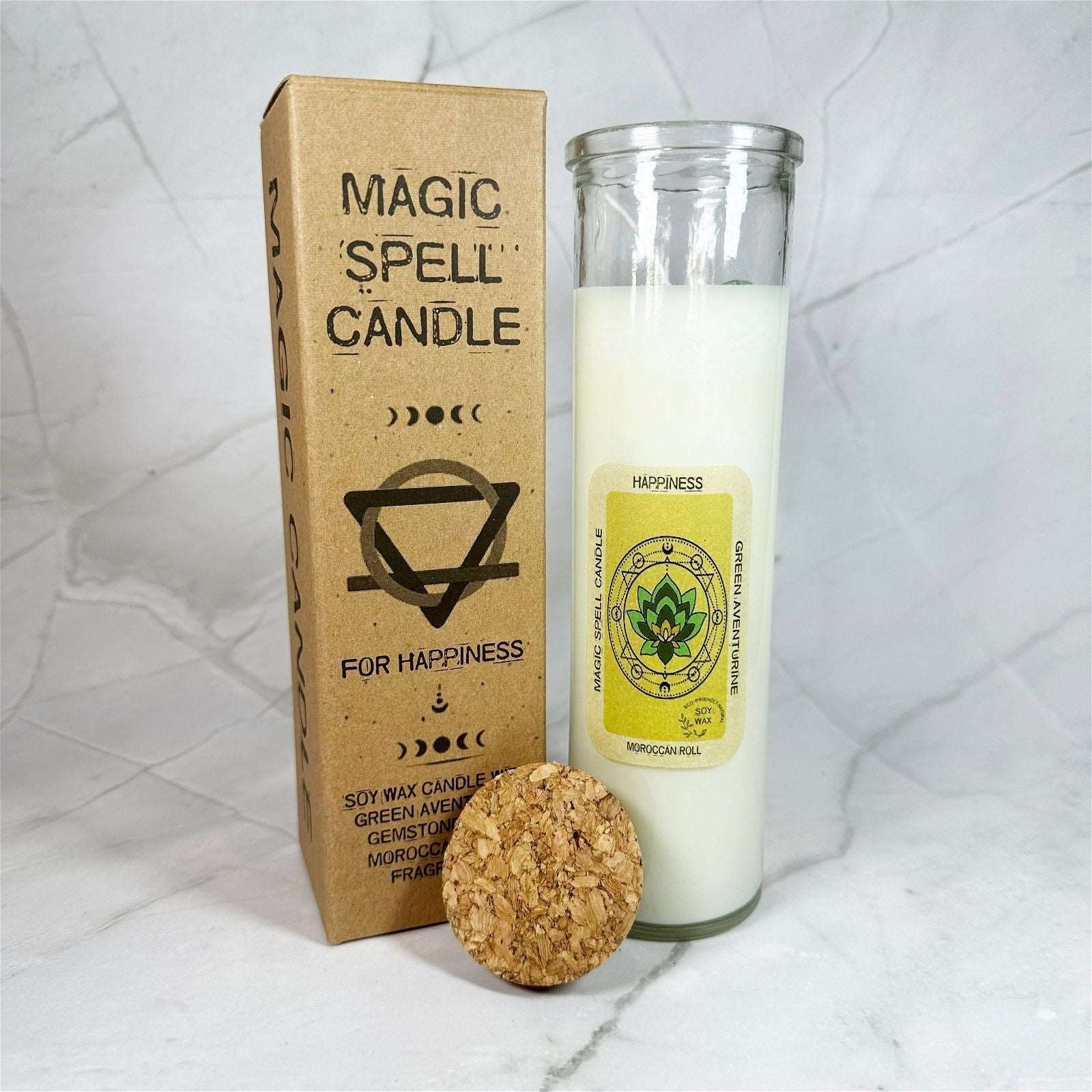 Bougie magique pour le Bonheur - Aeternum - Bougie magique pour le Bonheur - Aeternum - a bottle of alcohol sitting next to a glass  - # boutique ésoterisme# - #wicca#  - # boutique ésoterisme# - #wicca# 